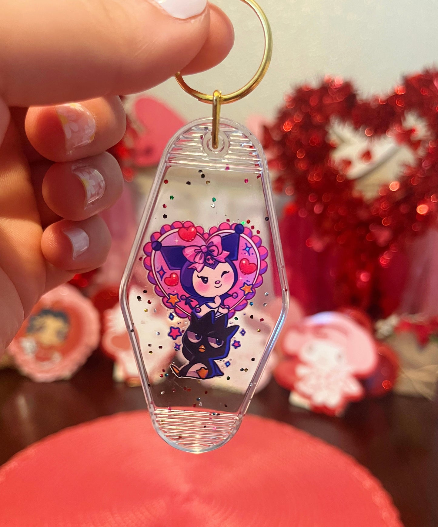 Kawaii love keychain